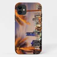 USA, Florida, Miami skyline at dusk