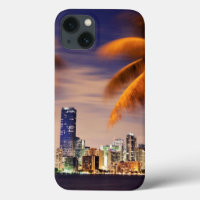 USA, Florida, Miami skyline at dusk