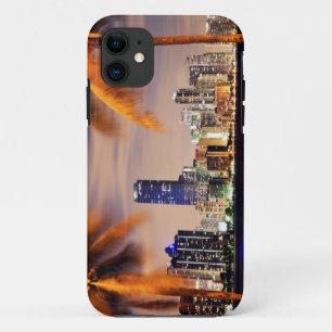 USA, Florida, Miami skyline at dusk iPhone 11 Case