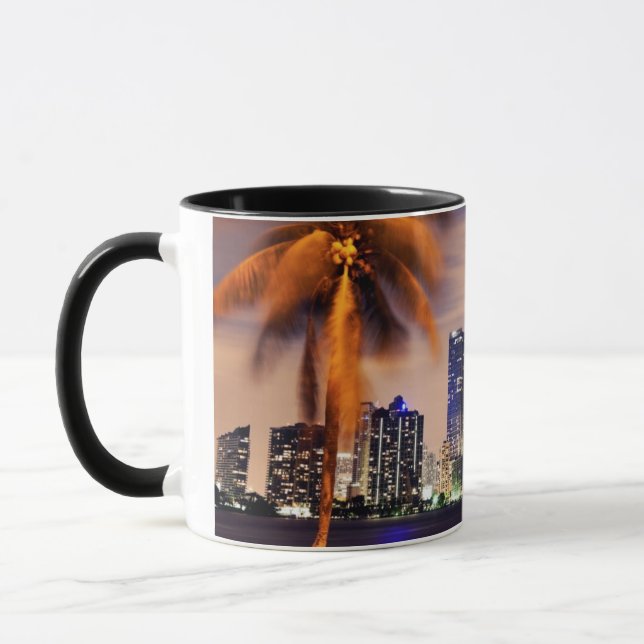 USA, Florida, Miami skyline at dusk Mug (Left)