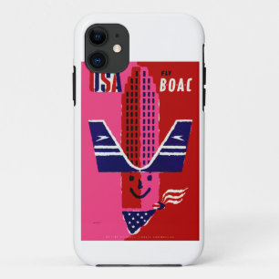 USA ~ Fly BOAC iPhone 11 Case