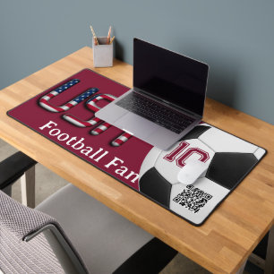 USA Football Fan: Achempong 2026 World Cup Custom Desk Mat