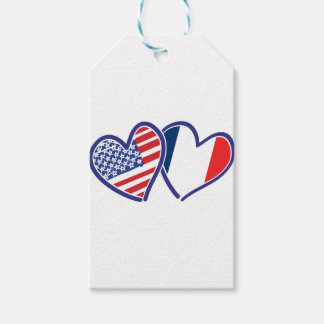 USA---France-Love Gift Tags