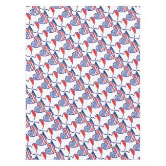 USA---France-Love Tablecloth