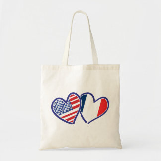 USA---France-Love Tote Bag
