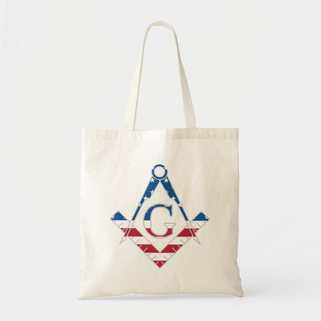 USA Freemasonic symbol Tote Bag (Front)