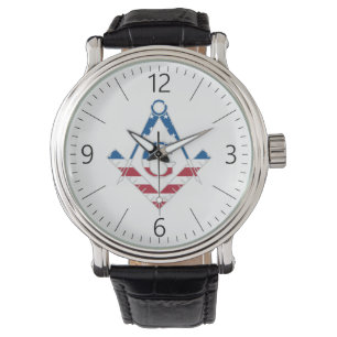 USA Freemasonic symbol Watch