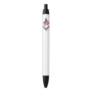USA freemasonry symbol Black Ink Pen