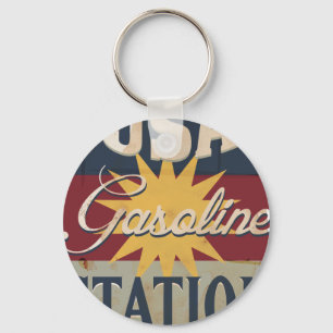 usa gas station key ring