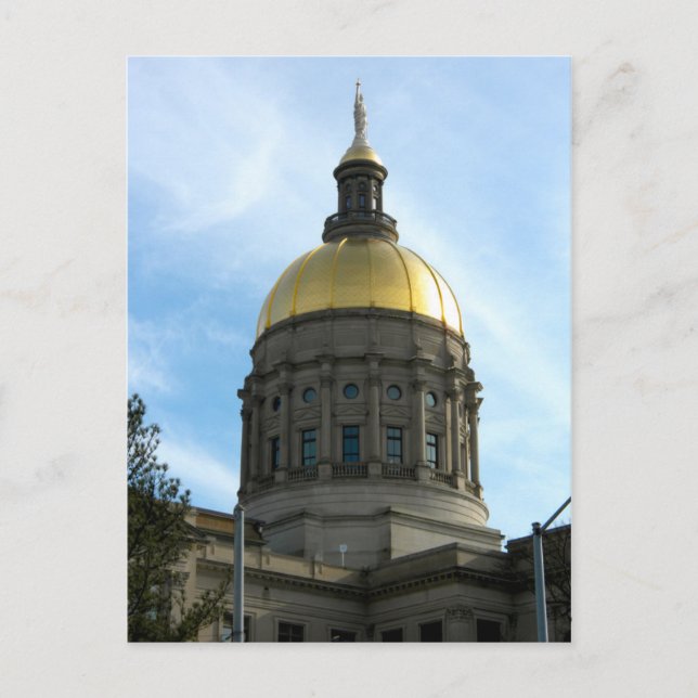 USA - Georgia - Atlanta - The State Capitol Postcard (Front)