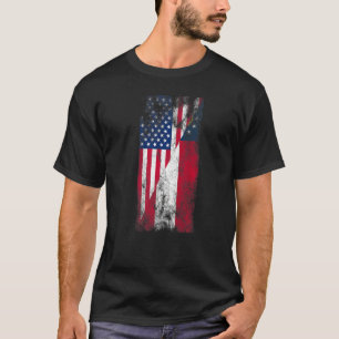 Usa Georgia Flags United States Of America Georgi T-Shirt