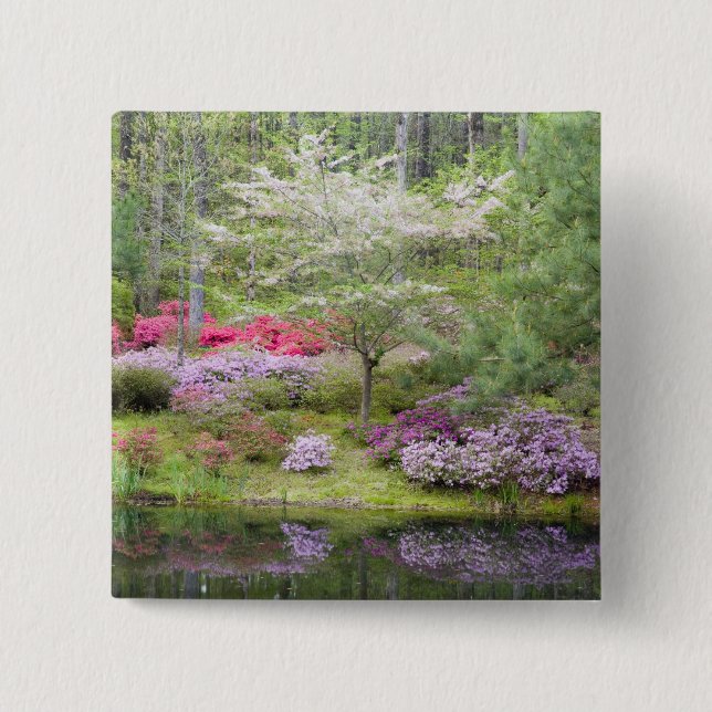 USA, Georgia, Pine Mountain. A mixture of 15 Cm Square Badge (Front)