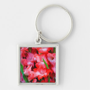 USA, Georgia, Savannah, Bouquet Of Gladiolus Key Ring