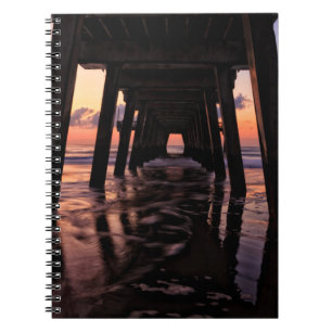USA, Georgia, Tybee Island, Pier At Tybee Island Notebook