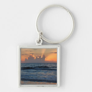 USA, Georgia, Tybee Island, Tybee Island Beach Key Ring