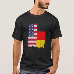 Usa Germany Flag American German  1 T-Shirt