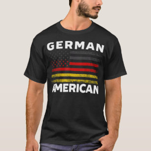 USA Germany Flag German American Von Steuben Day 1 T-Shirt
