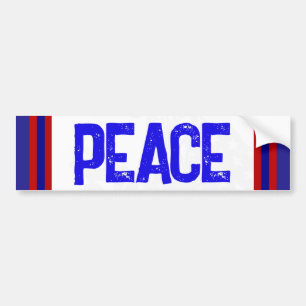 USA Give PEACE a chance diplomacy anti warmonger Bumper Sticker
