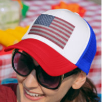 USA Glitter look Flag Forth of July