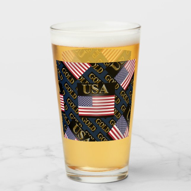USA  GOLD      GLASS (Front Filled)