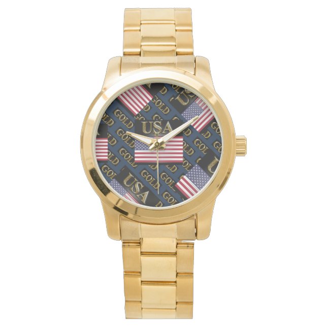 USA  GOLD      WATCH (Front)