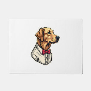 USA Golden Retriever Vintage Patriotic Dog Shirt 4 Doormat