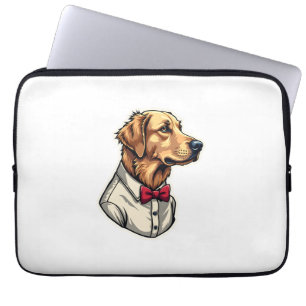 USA Golden Retriever Vintage Patriotic Dog Shirt 4 Laptop Sleeve