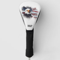 *~* USA Golf Head Cover Patiotic Eagle Flag