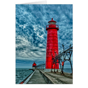 USA, Grand Haven, Michigan, lighthouse