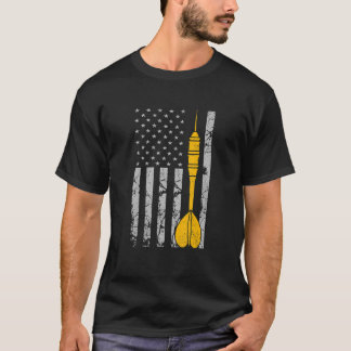 USA Graphic Dart Player Darts Dartboard Triple 20  T-Shirt