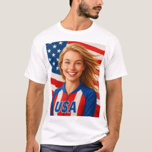 USA graphic tee for men