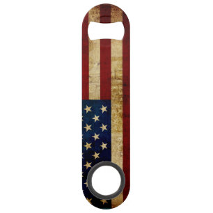 USA / Grunged flag
