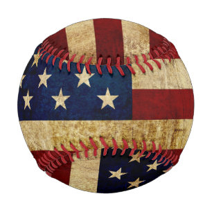USA / Grunged flag Baseball