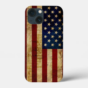 USA / Grunged Flag iPhone 13 Mini Case