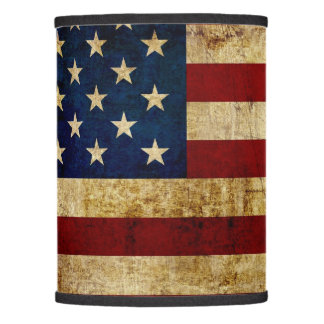 USA / Grunged flag Lamps