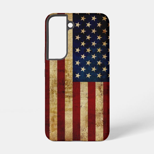 USA / Grunged flag Samsung Galaxy S22 Case (Back)