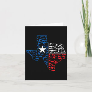 Usa Guns Patriotic Texan America Texas Card