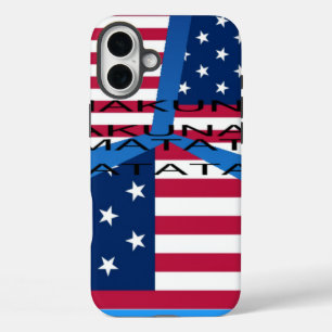 USA HAKUNA  MATATA iPhone 16 PLUS CASE