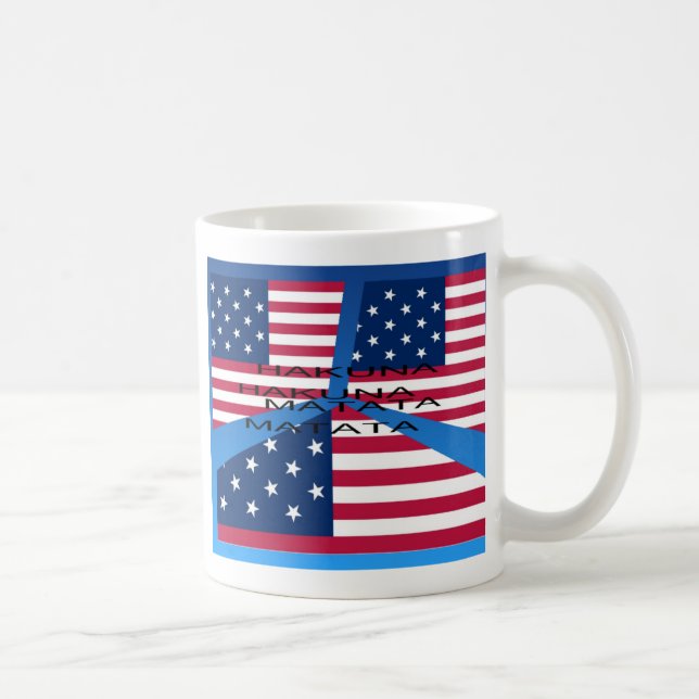 USA HAKUNA  MATATA COFFEE MUG (Right)