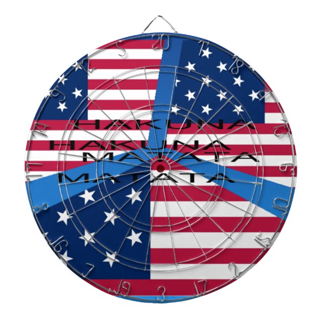 USA HAKUNA  MATATA DARTBOARD (Front)
