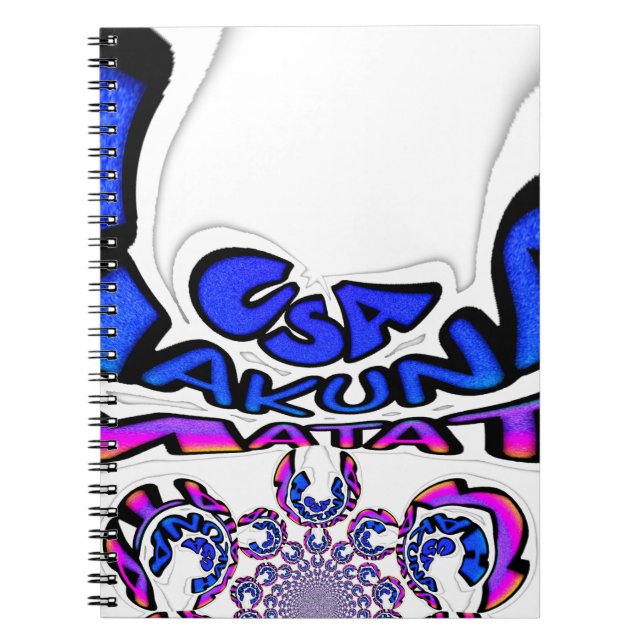 USA Hakuna Matata Notebook (Front)