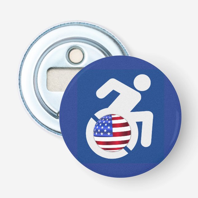 USA Handicapped Bottle Opener (Front)