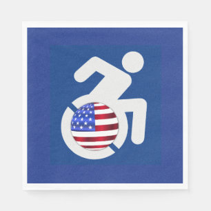 USA Handicapped Napkin