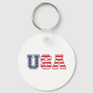 USA Happy 4th Of July T-Shirt Trucker Hat Button Key Ring