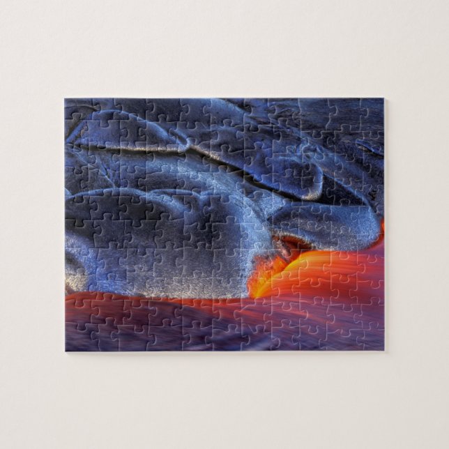USA, Hawaii, Big Island, Kilauea, Volcanoes NP, Jigsaw Puzzle (Horizontal)