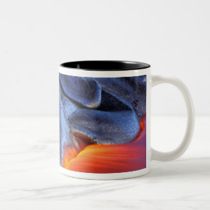 USA, Hawaii, Big Island, Kilauea, Volcanoes NP, Two-Tone Coffee Mug