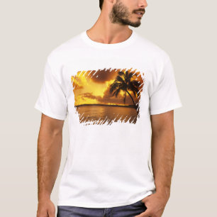 USA, Hawaii, Kauai, Colourful sunrise in a T-Shirt