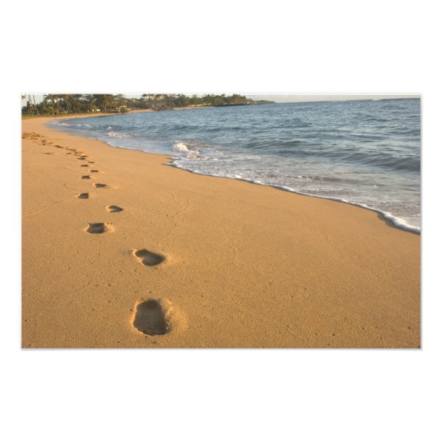 USA, Hawaii, Kauai, Kapa'a, beachfront. RF) Photo Print (Front)