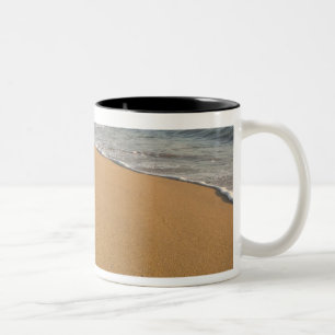 USA, Hawaii, Kauai, Kapa'a, beachfront. RF) Two-Tone Coffee Mug