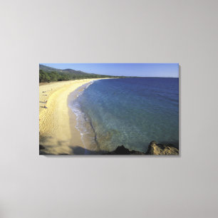 USA, Hawaii, Maui, Maui, Makena Beach, Canvas Print